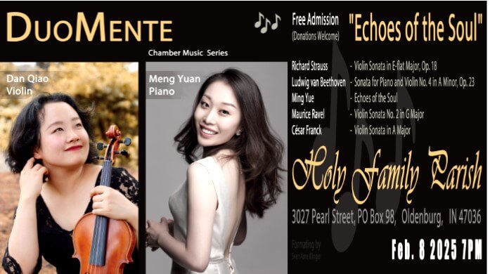 DuoMente, a chamber music series - "Echoes of the Soul"