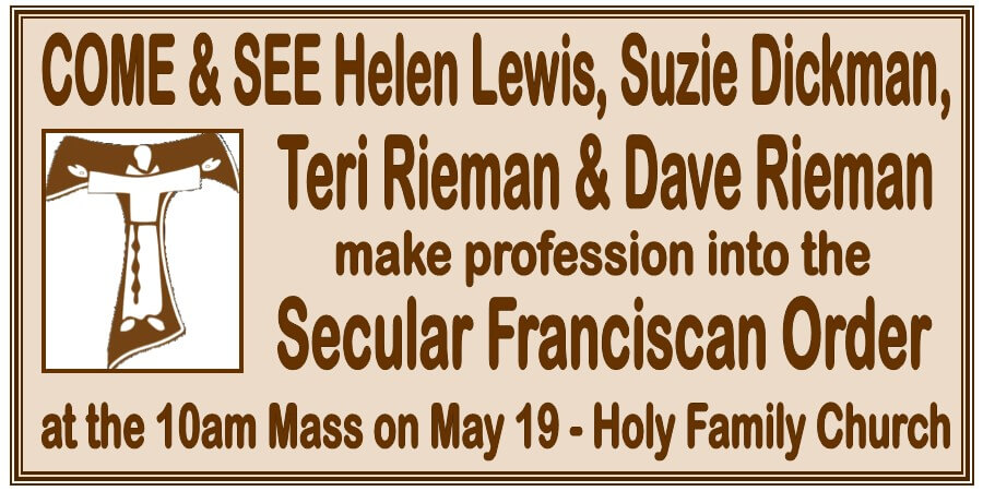 Secular Franciscan Profession