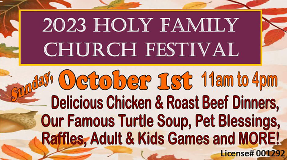 2023 Holy Family Church Festival