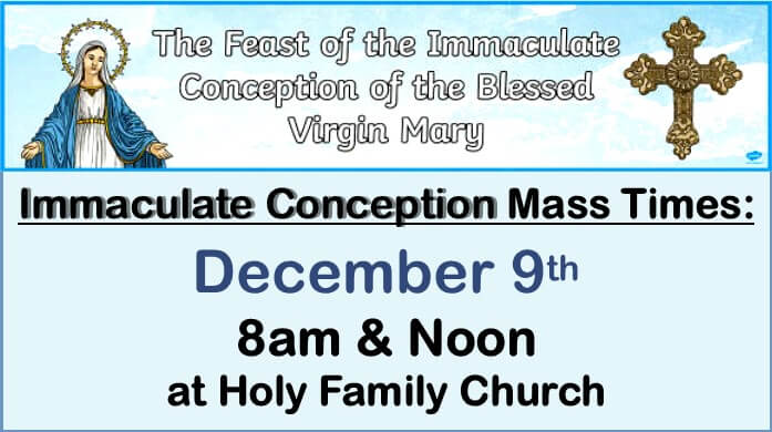 Solemnity of the Immaculate Conception