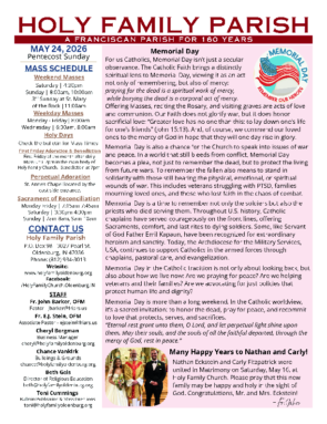 Pentecost Sunday<br>May 24, 2026