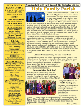 The Epiphany of the Lord<br>January 4, 2026